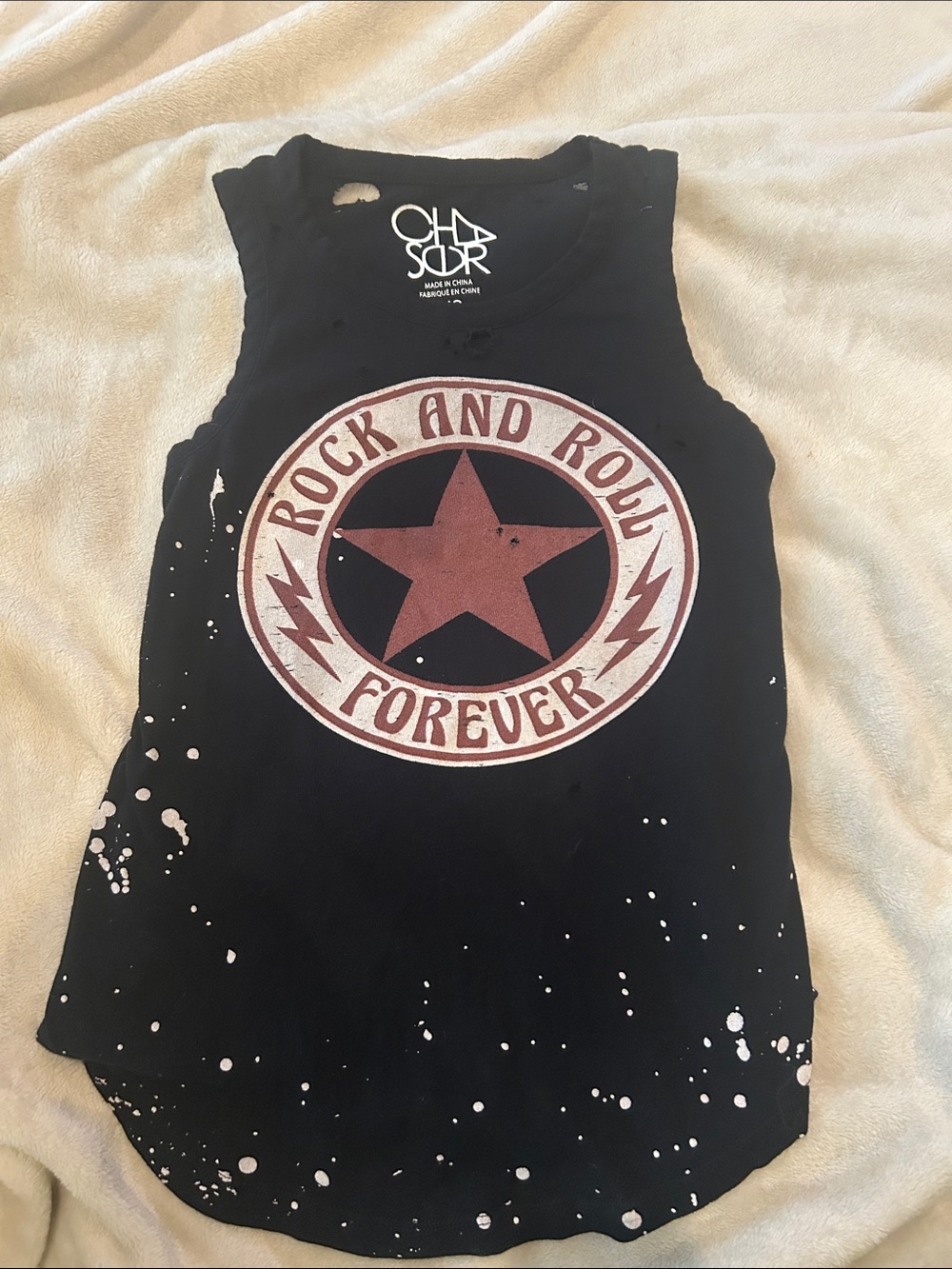 Chaser Rock and Roll From tank top